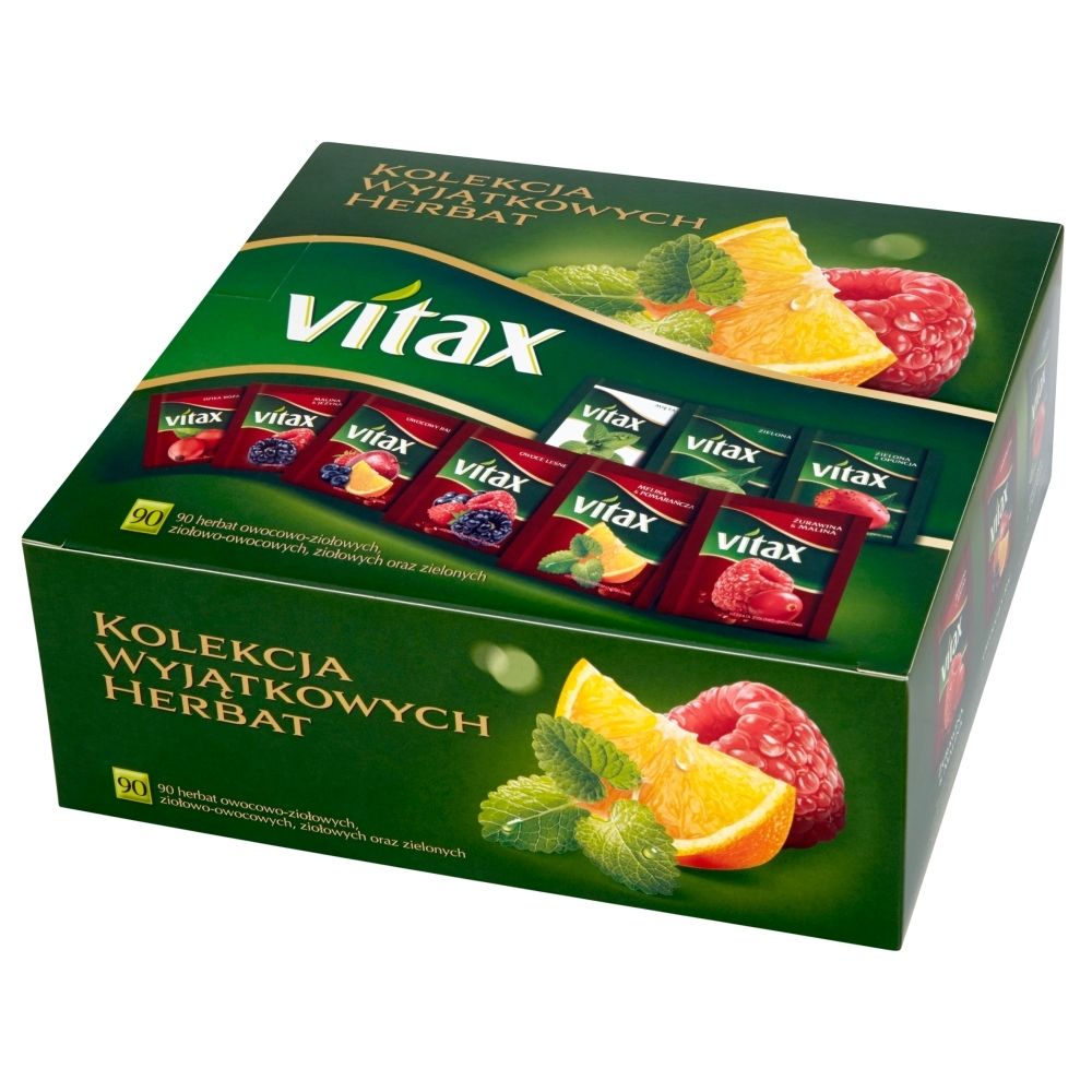 Vitax Zestaw herbat Kolekcja Przyjemności 90 x 1,8 g