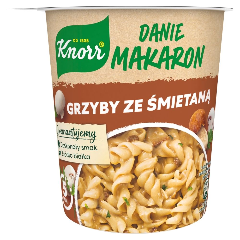 Knorr Danie instant makaron grzyby ze śmietaną 59 g