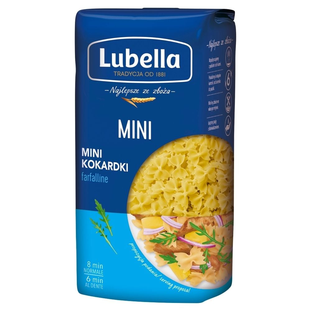 Lubella MINI FARFALLINE MINI KOKARDKI MAKARON 400 G zakupy dla domu i biura 33593187