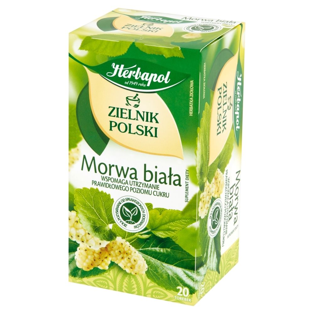 ZIELNIK POLSKI Herbapol Zielnik Polski Suplement diety herbatka ziołowa morwa biała 40 g (20 x 2 g)