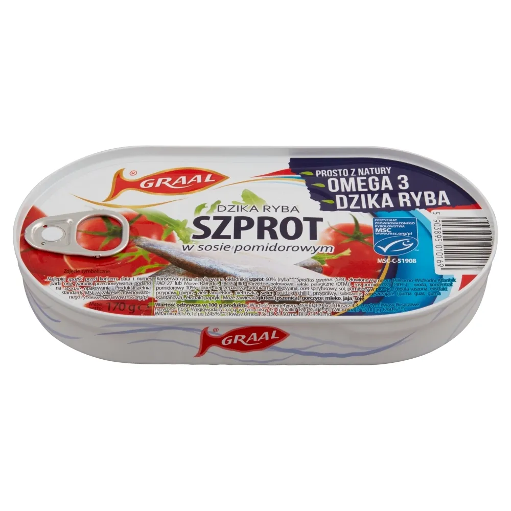Graal SZPROT W SOSIE POMIDOROWYM EO GRAAL 170 G zakupy dla domu i biura! 40145674