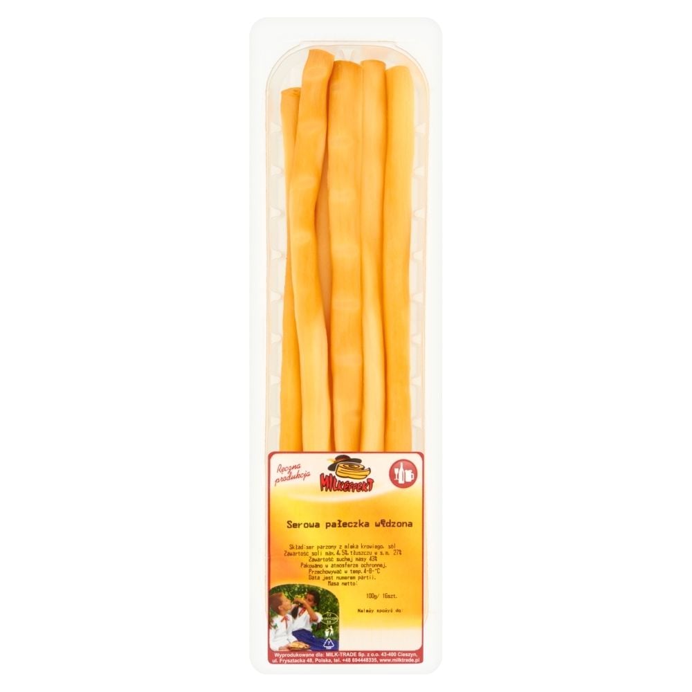 Milkeffekt Serowa pałeczka wędzona 100 g (16 sztuk)