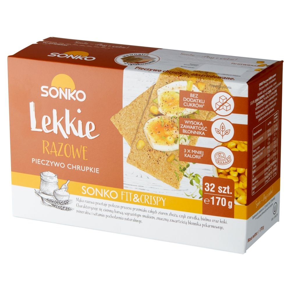 Sonko Pieczywo Lekkie razowe 170 g