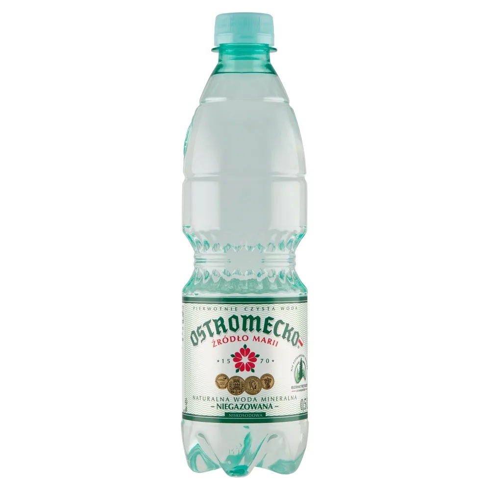 Ostromecko Naturalna Woda Mineralna Niegazowana Niskosodowa Butelka 0,5 L Pet