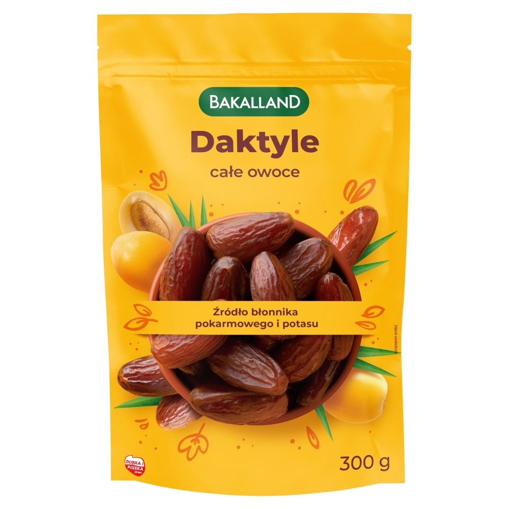 Bakalland Daktyle suszone całe owoce 300 g