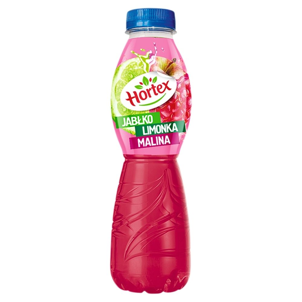 Hortex Jabłko, malina, limonka Napój butelka aPet 500 ml