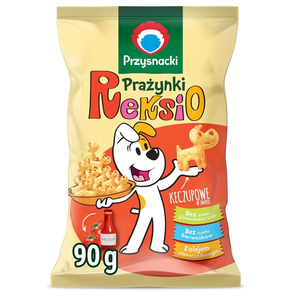 Przysnacki PRZYSNACKI PRAŻYNKI REKSIO KECZUPOWE 90G zakupy dla domu i biura 44167088