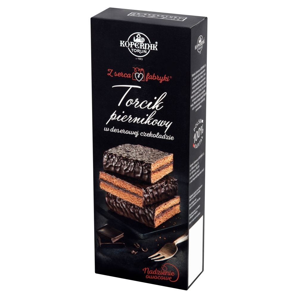 Kopernik Torcik Piernikowy w deserowej czekoladzie 180g 285F-43130