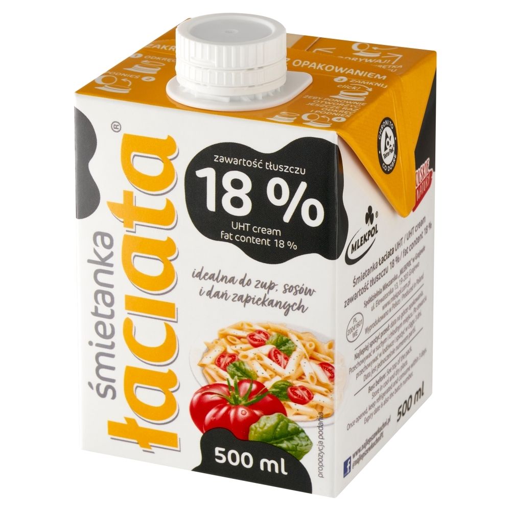 Łaciate Śmietanka 18% 500 ml