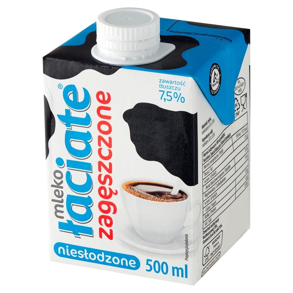 Łaciate Mleko zagęszczone UHT niesłodzone