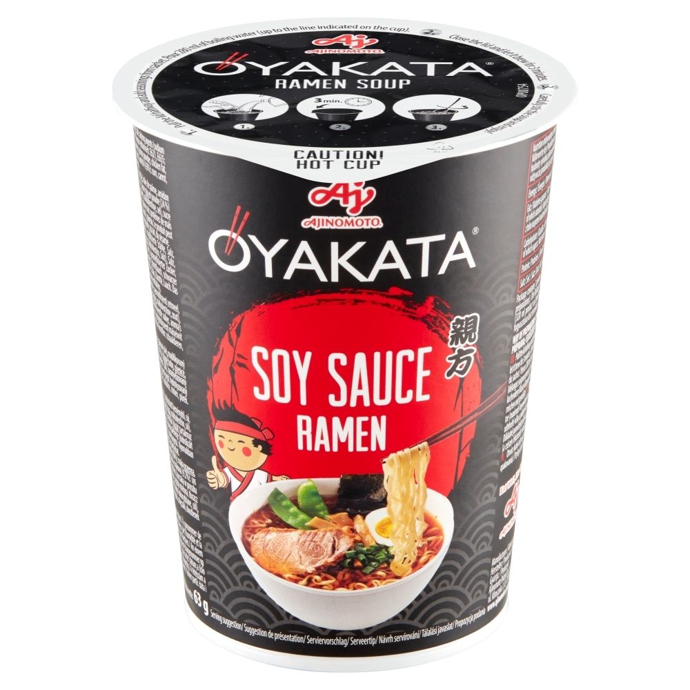 OYAKATA Zupa instant o smaku sosu sojowego z makaronem Soy Sauce Ramen