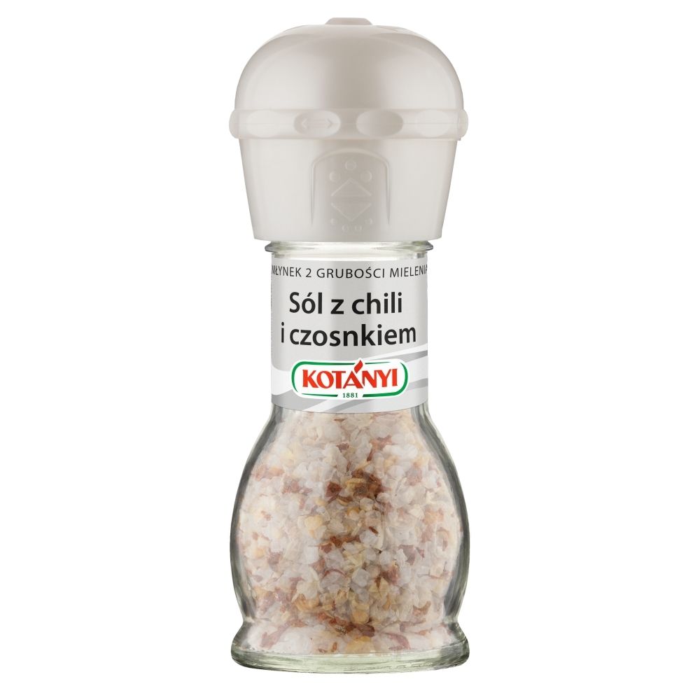 Kotanay Sól z chilli i czosnkiem - młynek