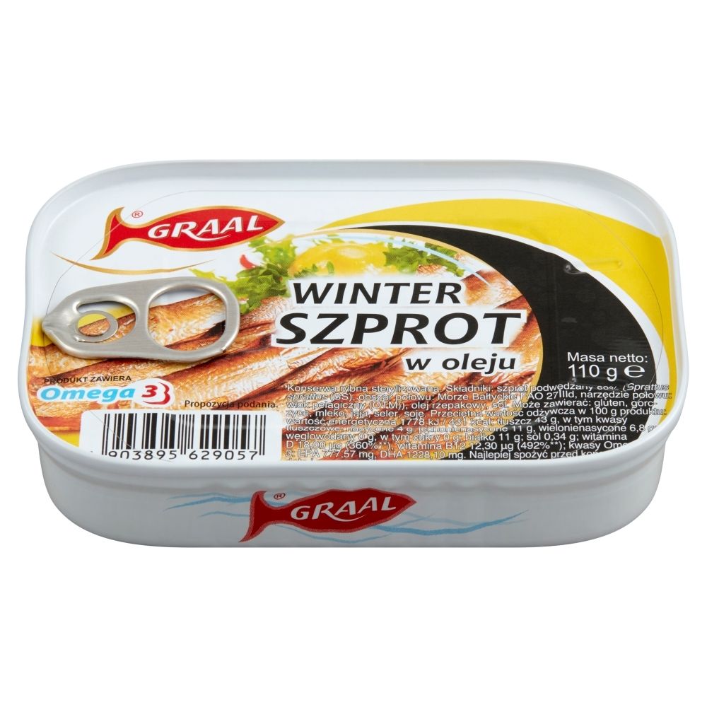Graal SZPROT PODWĘDZANY W OLEJU WINTER EO GRAAL 110 G zakupy dla domu i biura! 40246449