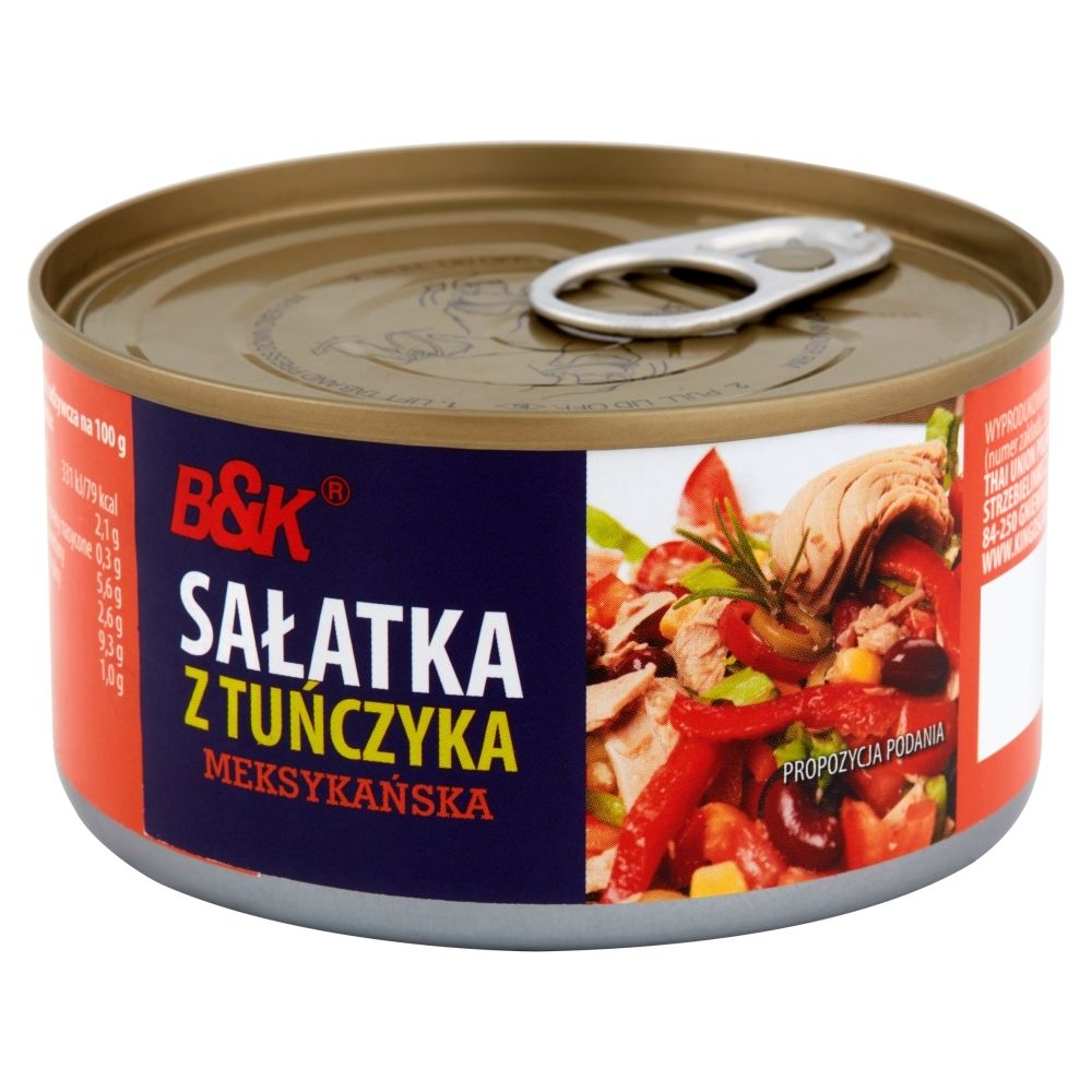 B&K SAŁATKA Z TUŃCZYKA MEKSYKAŃSKA185G B&K zakupy dla domu i biura! 21375