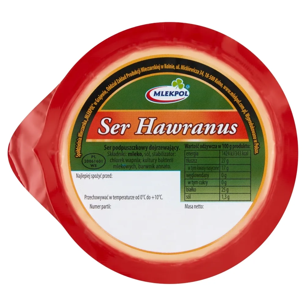 Ser Hawranus 350G Stała Waga Mlekpol