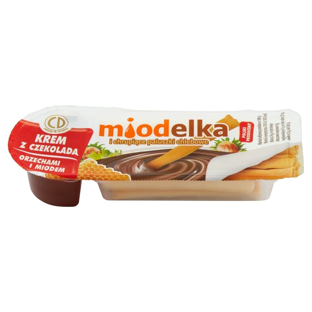 CD Miodelka Paluszki chlebowe i krem czekoladowy 25 g