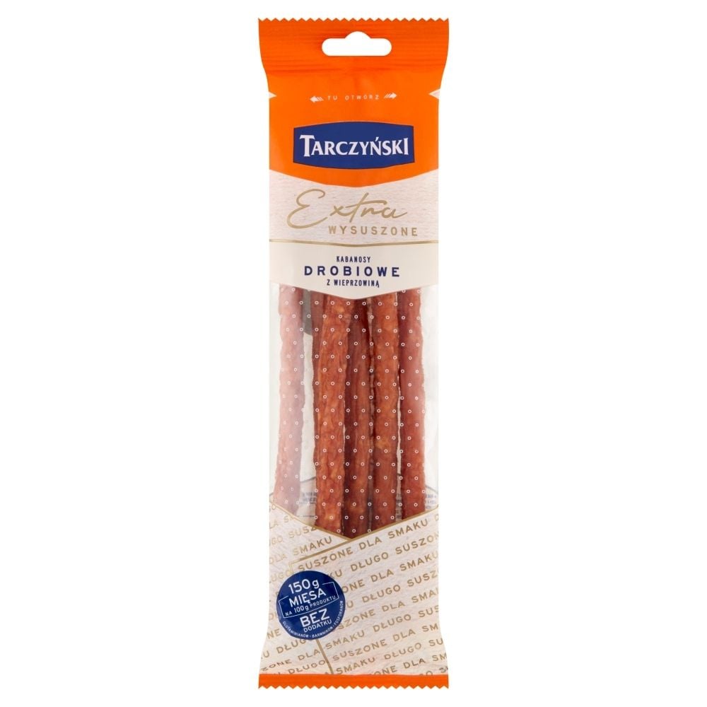 Tarczyński Kabanos drobiowy Extra z dodatkiem wieprzowiny 130 g