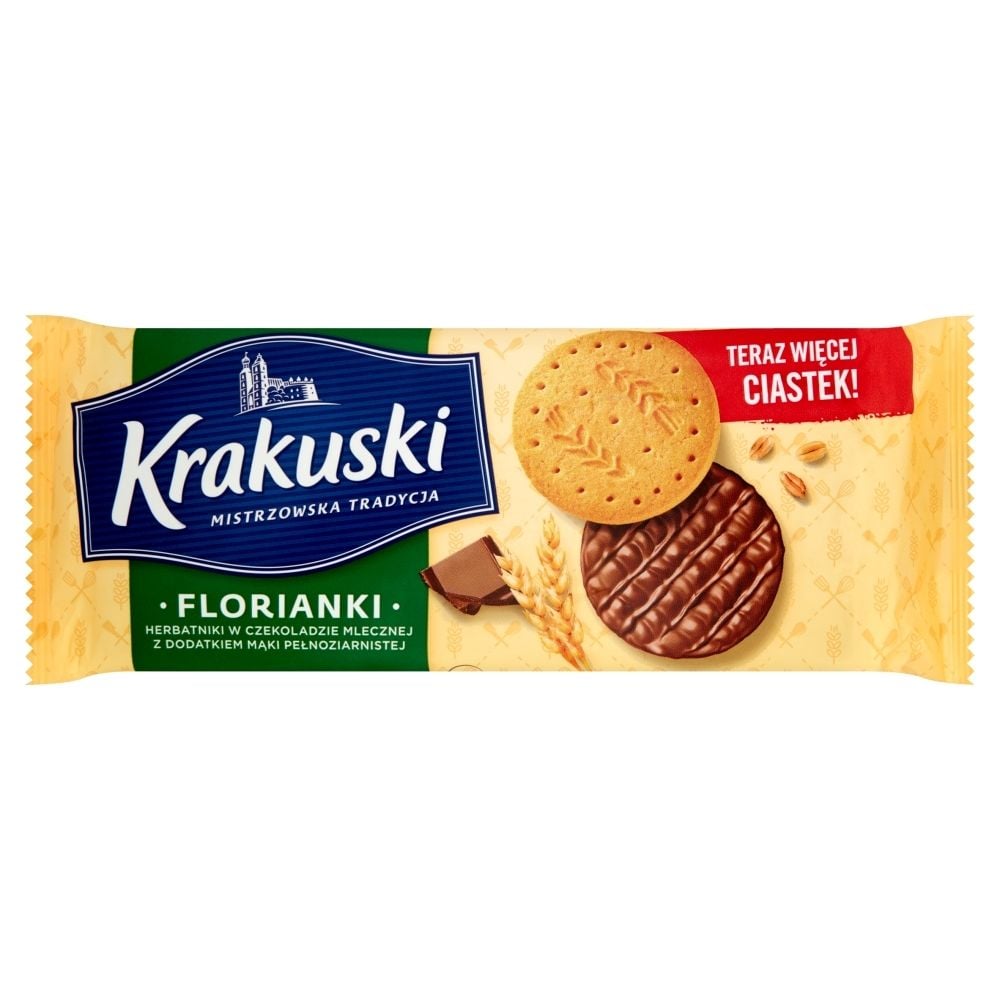 Krakuski FLORIANKI W CZEKOLADZIE MLECZNEJ 171G/26 zakupy dla domu i biura! 93550