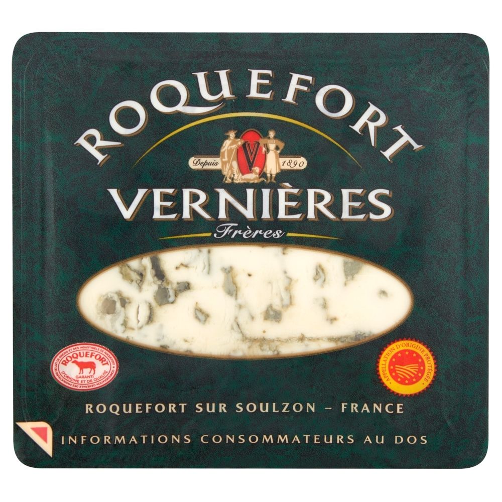 Roquefort Vernieres - Ser miękki podpuszczkowy z niebieską pleśnią