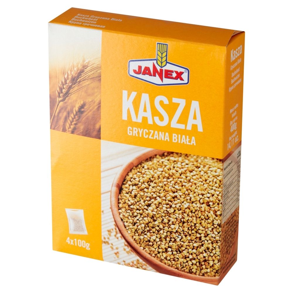 Janex Kasza gryczana biała 400 g (4 x 100 g)