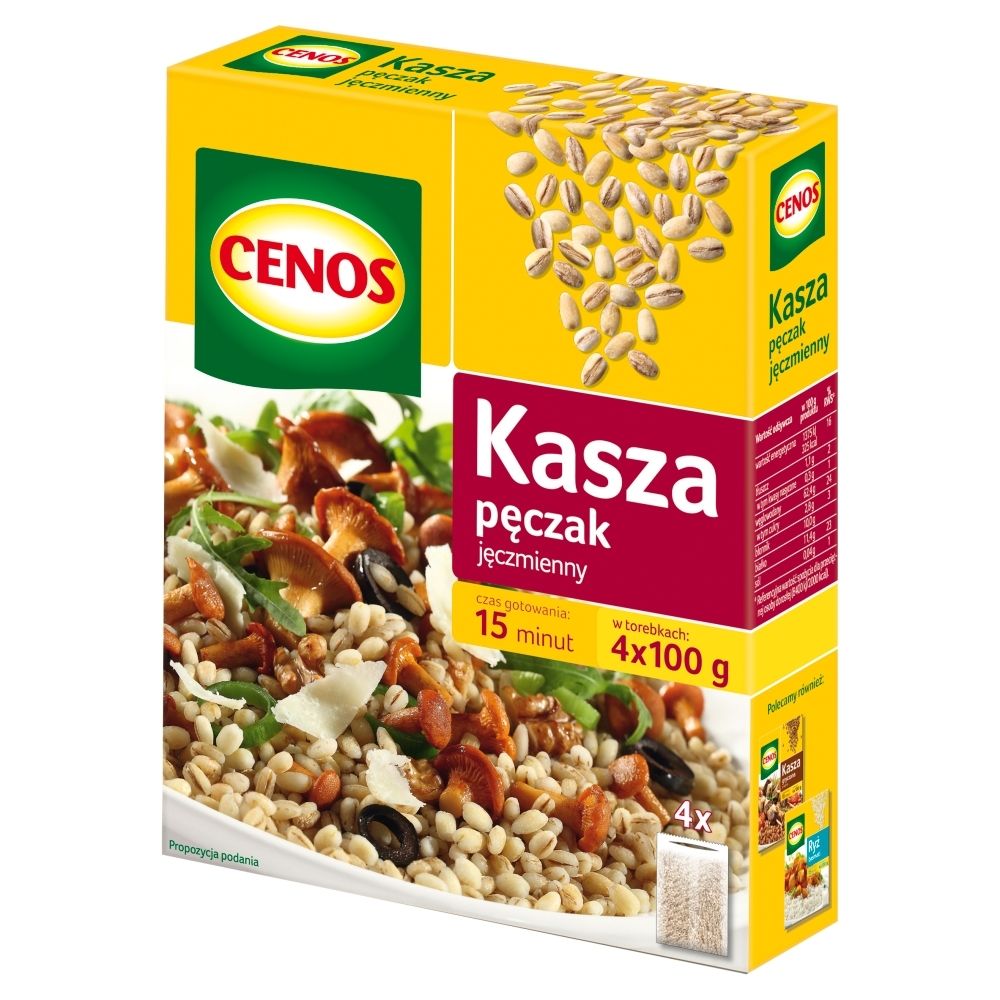 Cenos Kasza jęczmienna pęczak 4x100g