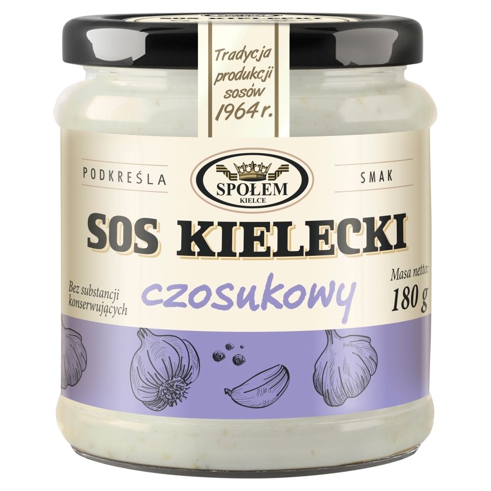 Sos Kielecki czosnkowy 180 g