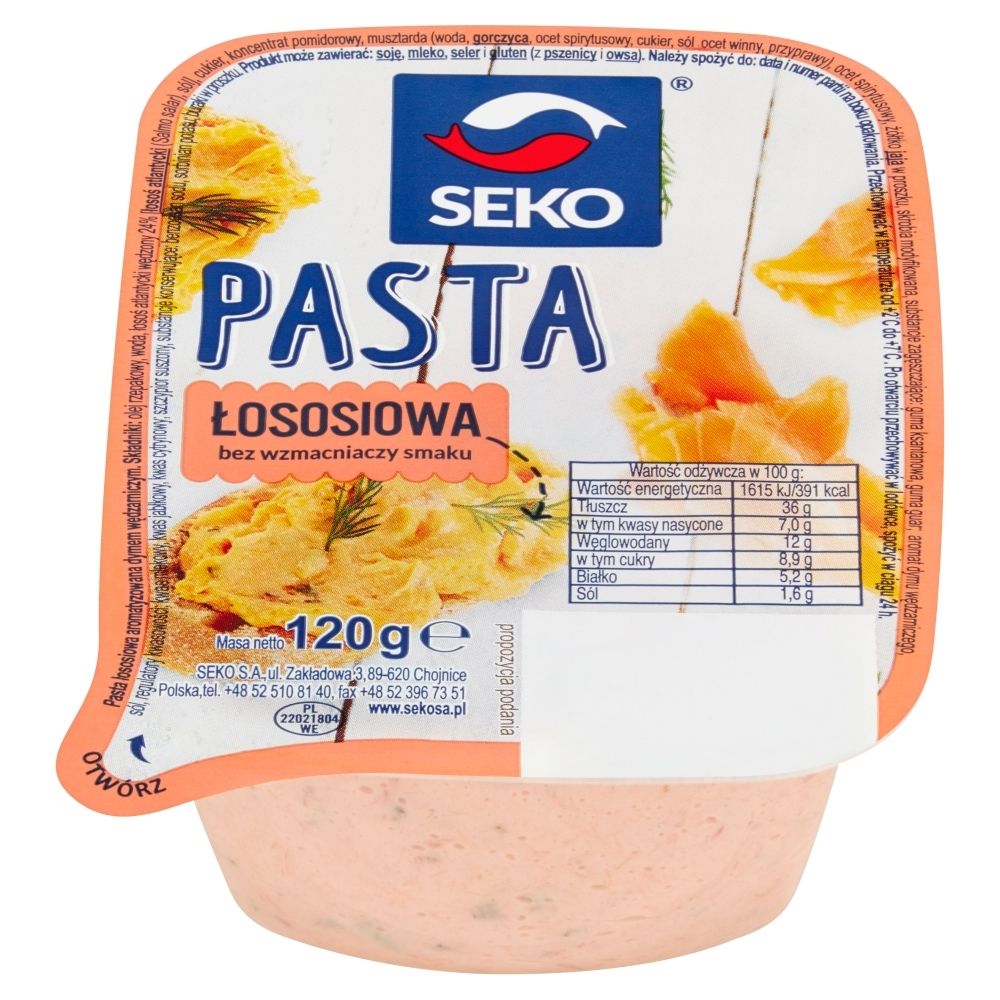 Seko Pasta łososiowa 120 g