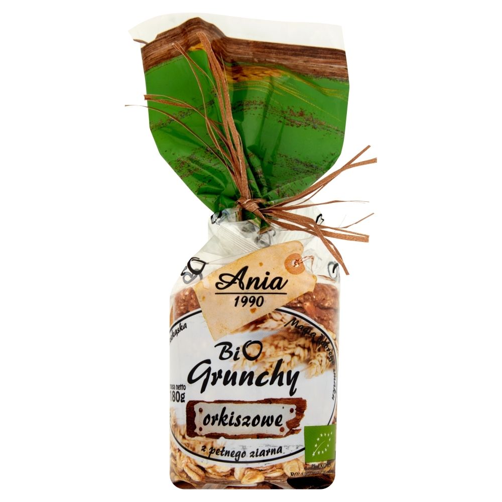 Bio Ania GRUNCHY ORKISZOWE 4 PŁATKI Z PEŁNEGO ZIARNA BIO 180 g - BIO