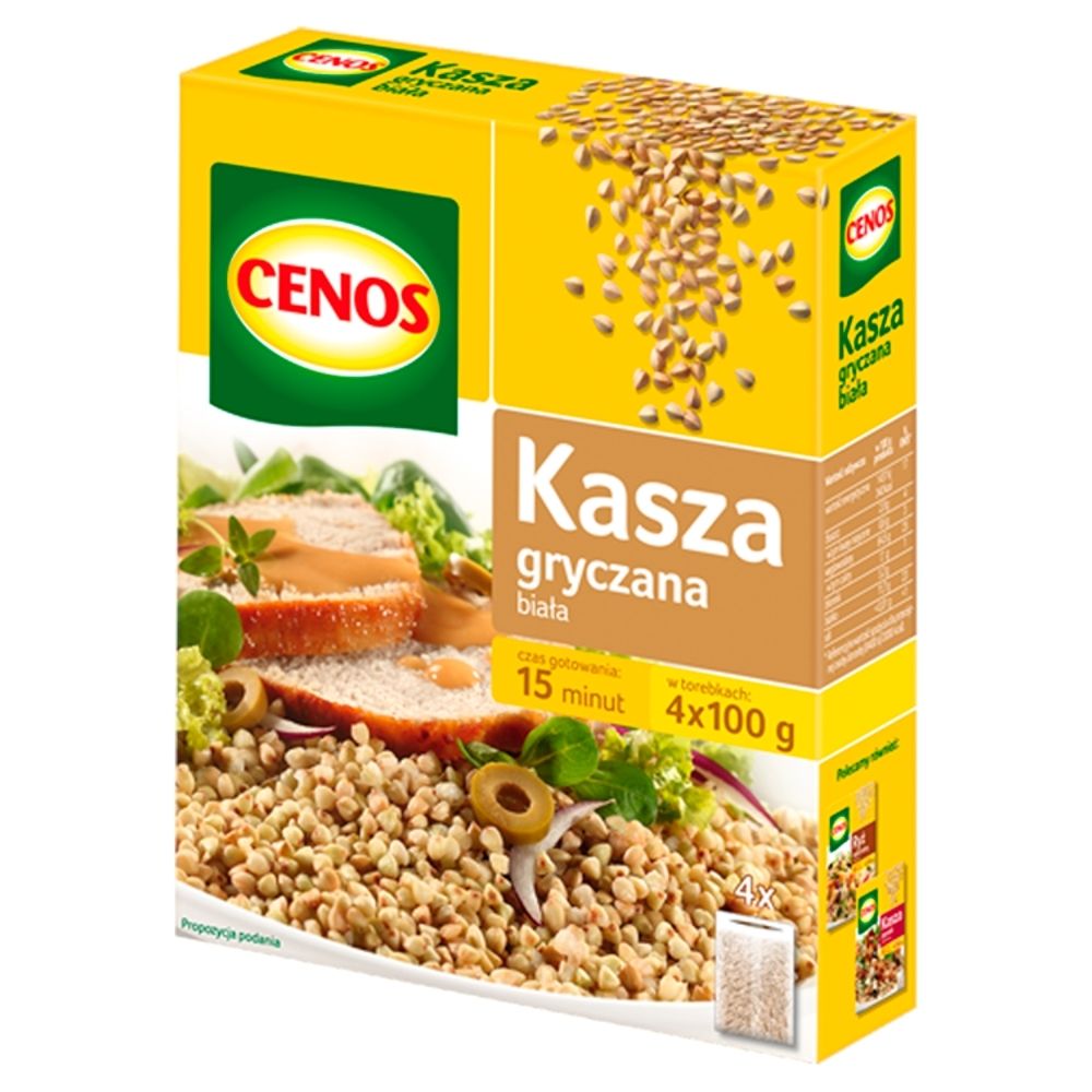 Cenos KASZA GRYCZANA BIAŁA 4 X 100 G 69539245