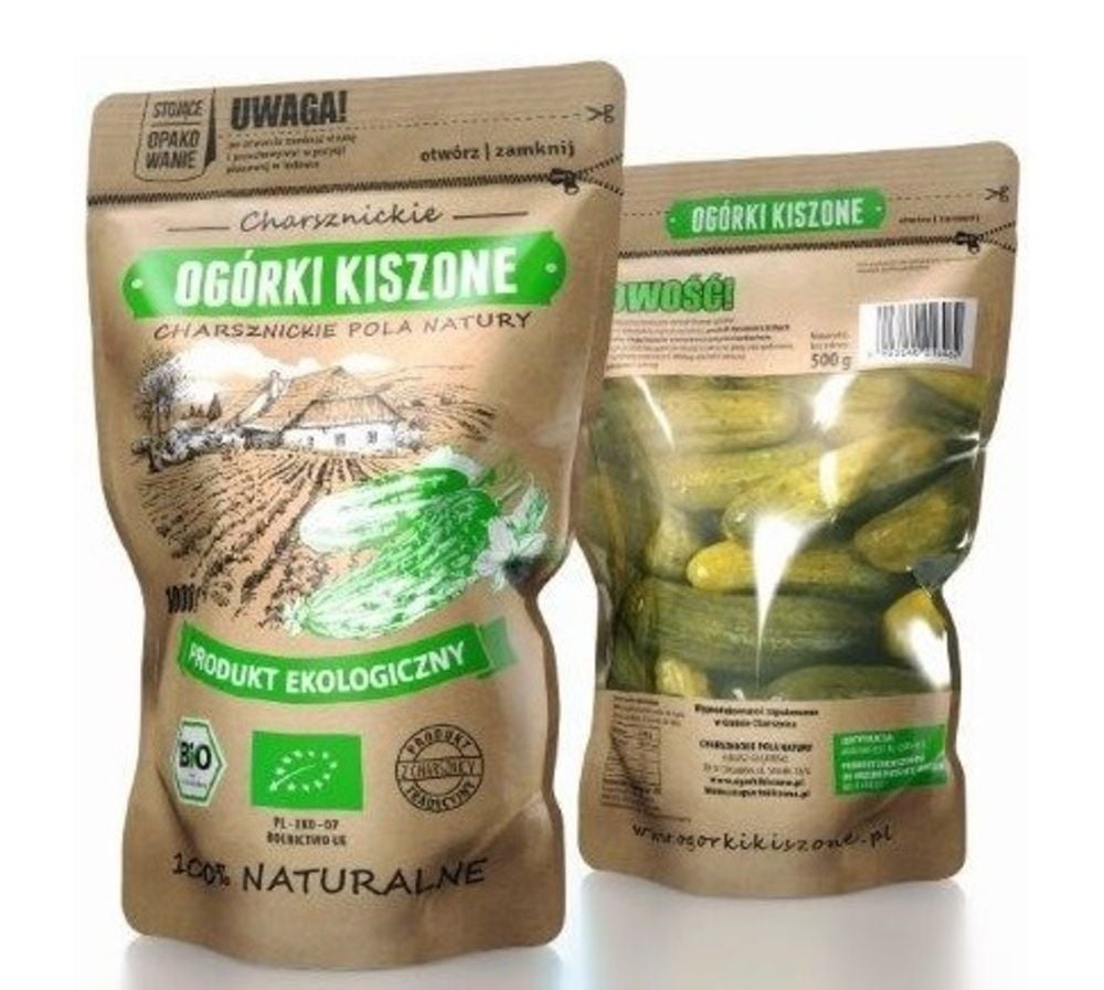 Eko-Wital CHARSZNICKIE Ogórki kiszone BIO 500 g/1 kg Charsznickie 6376