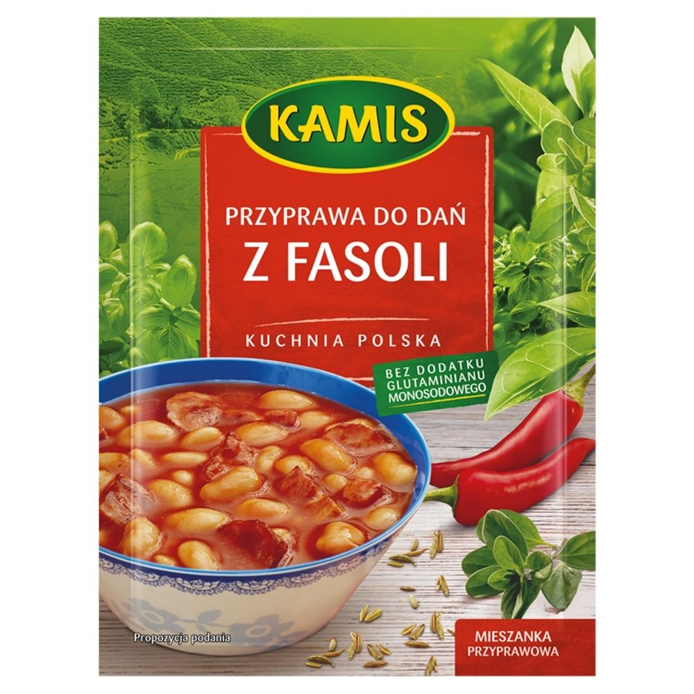 Kamis Kuchnia polska Przyprawa do dań z fasoli Mieszanka przyprawowa 20 g