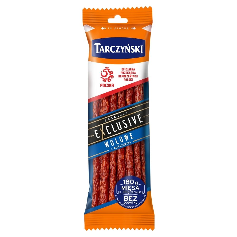 Tarczyński Kabanos Exclusive wołowy z dodatkiem wieprzowiny 90 g