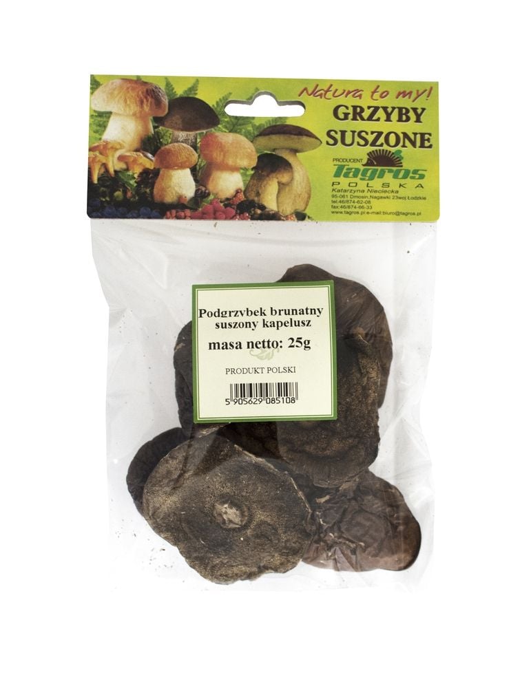 Podgrzybek brunatny suszony kapelusz 25 g