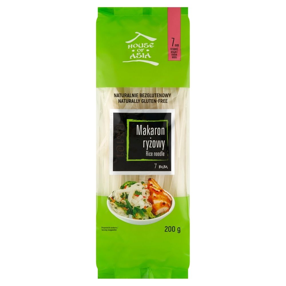 House of Asia Bezglutenowy makaron ryżowy 7 mm 200 g SMALL0703-4703-Uniw