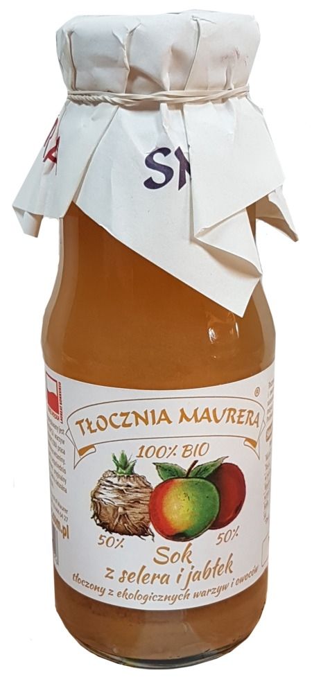TŁOCZNIA MAURERA (soki) SOK Z SELERA I JABŁEK BIO 300 ml - TŁOCZNIA MAURERA BP-5906881861516