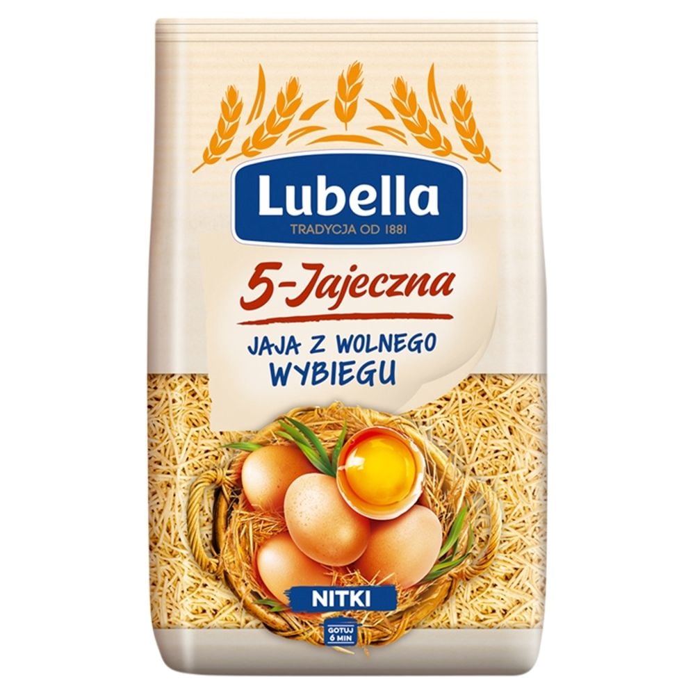 Lubella Makaron nitki 5 jaj