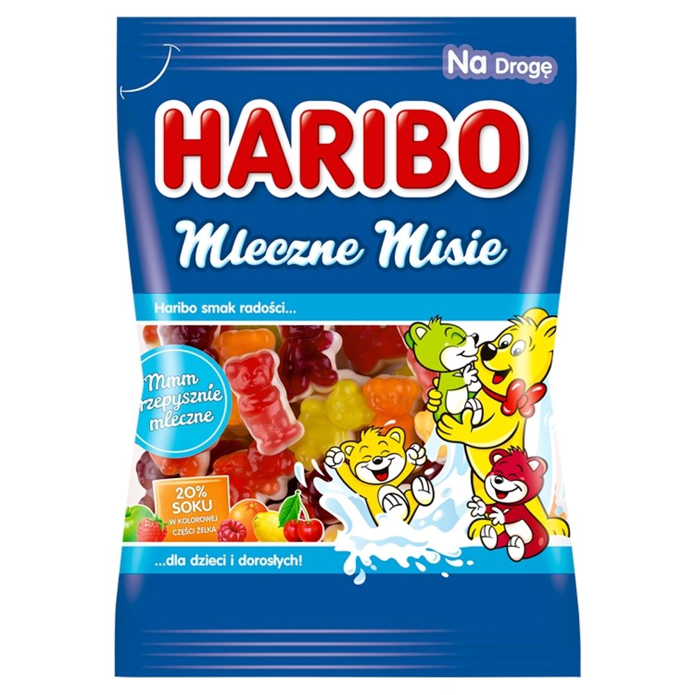 Haribo ŻELKI OWOCOWE MLECZNE MISIE 85G Zakupy dla domu i biura! 81292922