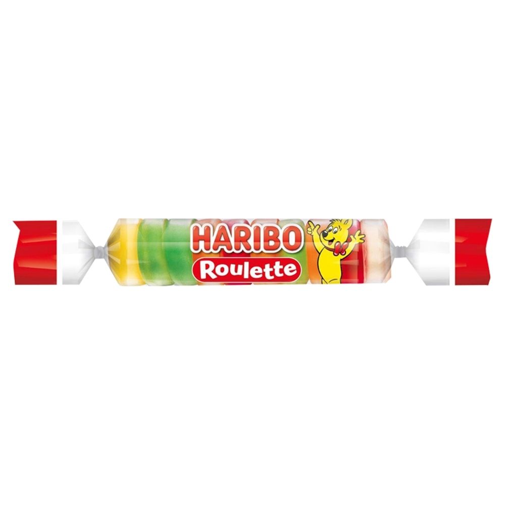 Haribo ŻELKI OWOCOWE DROPSY ROULETTE OWOCOWE 25G Zakupy dla domu i biura! 82498007