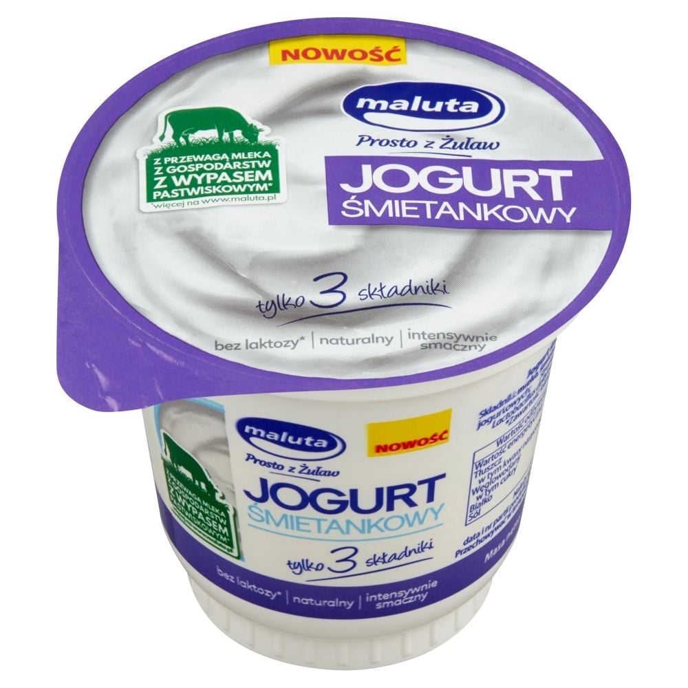 Jogurt Śmietankowy 9% Tł. 220G Maluta