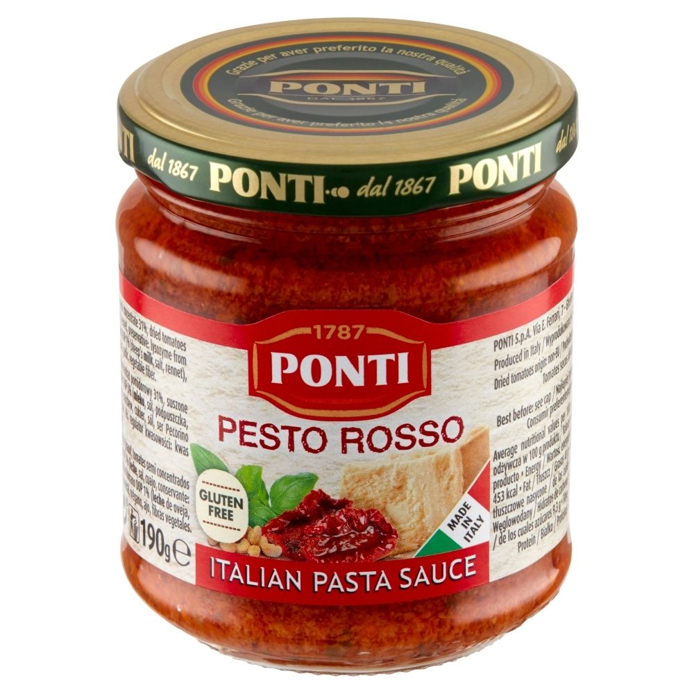 Ponti SOS PESTO Z POMIDORAMI 190 G zakupy dla domu i biura! 49398860