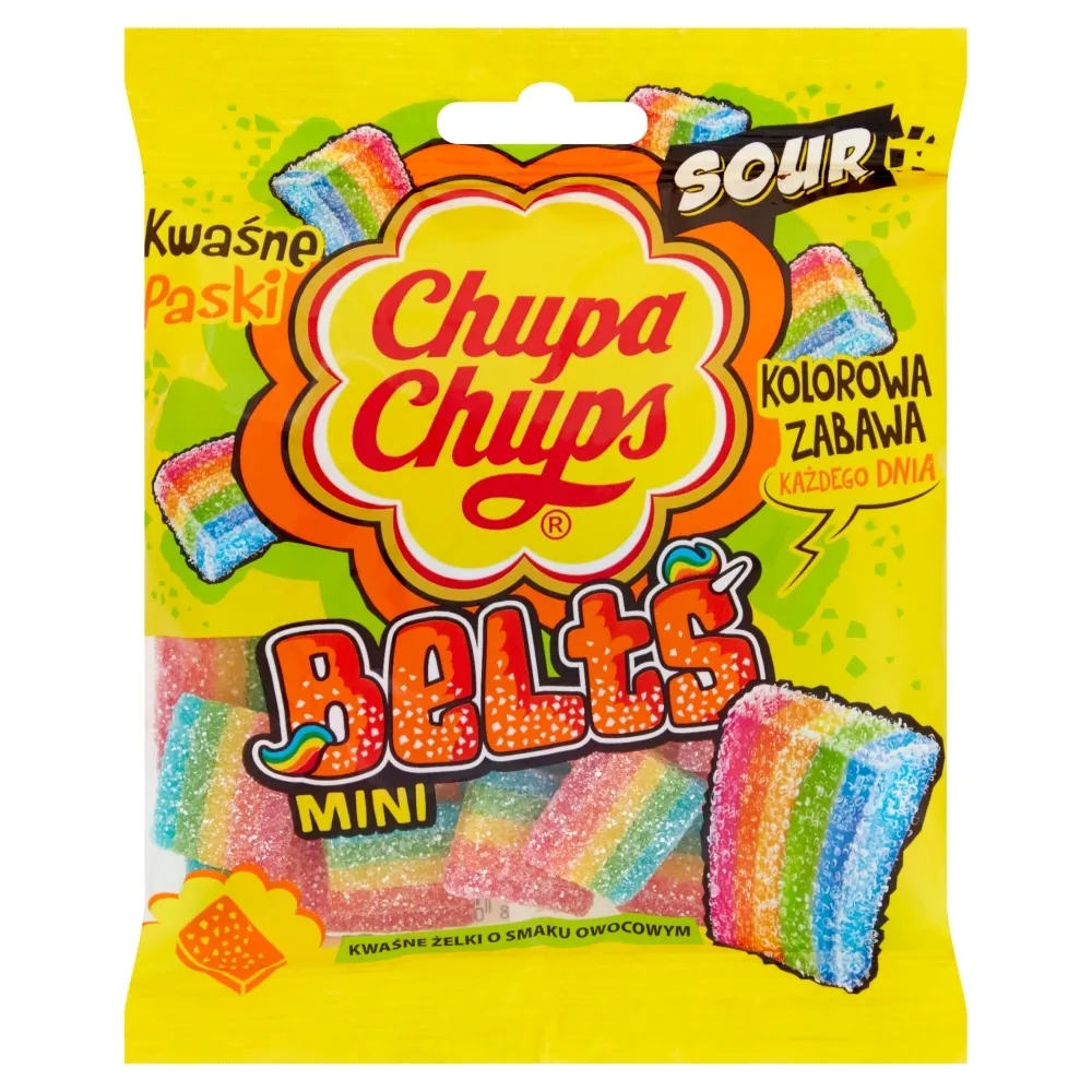 CHUPA CHUPS CHUPA CHUPS MINI BELTS 90G Zakupy dla domu i biura! 6550000