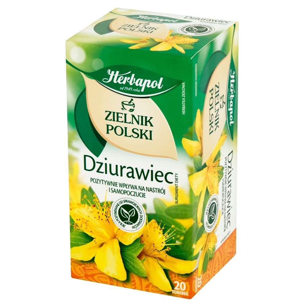 Herbapol Herbapol Zielnik Polski Dziurawiec Herbatka ziołowa Suplement diety 30 g (20 x 1,5 g)