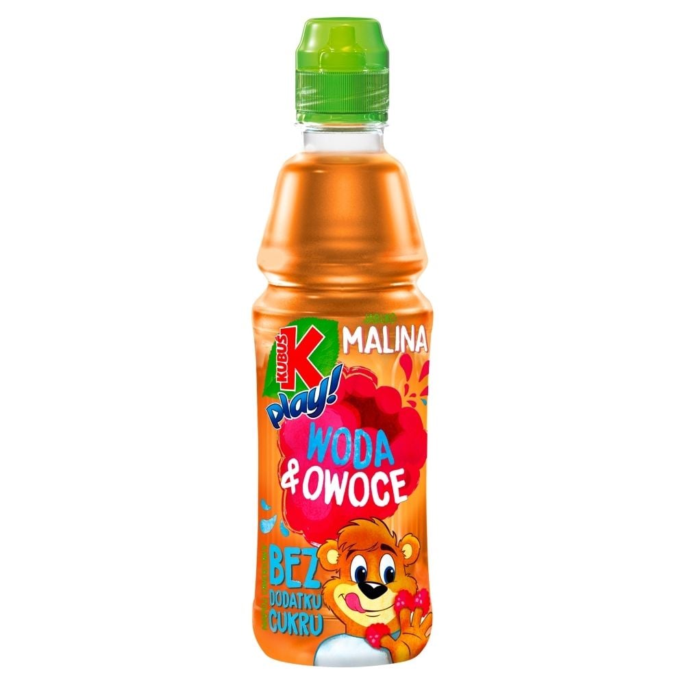 Tymbark Napój Kubuś play! woda&owoce jabłko + malina 400 ml