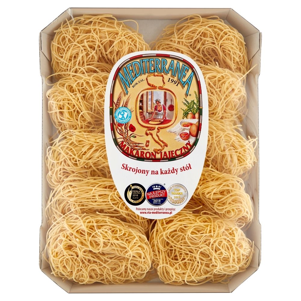 Mediterranea Mediterranea Makaron jajeczny 101 nitka 500 g SPAR-5900889105016