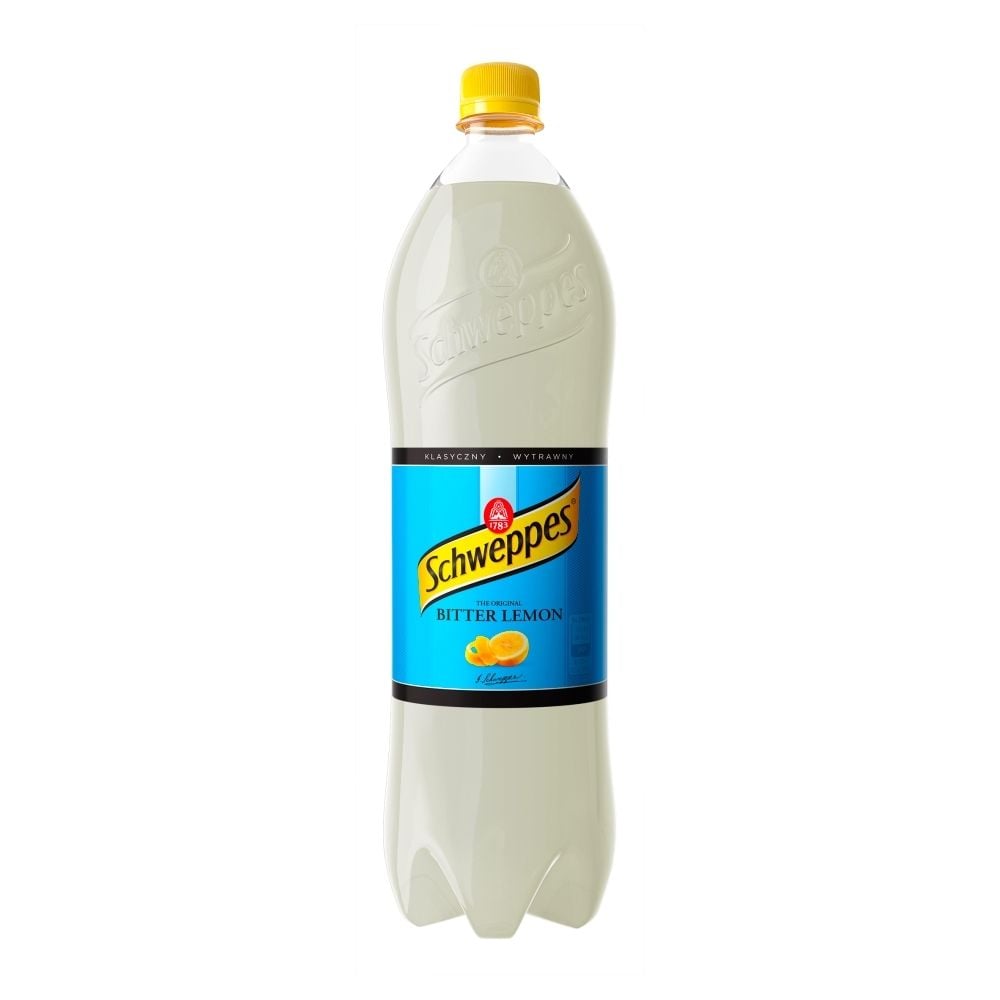 Schweppes Bitter Lemon Napój gazowany 1,35 l