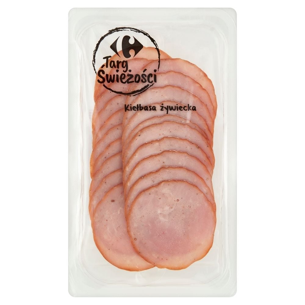 Carrefour Targ Świeżości Kiełbasa żywiecka 95 g