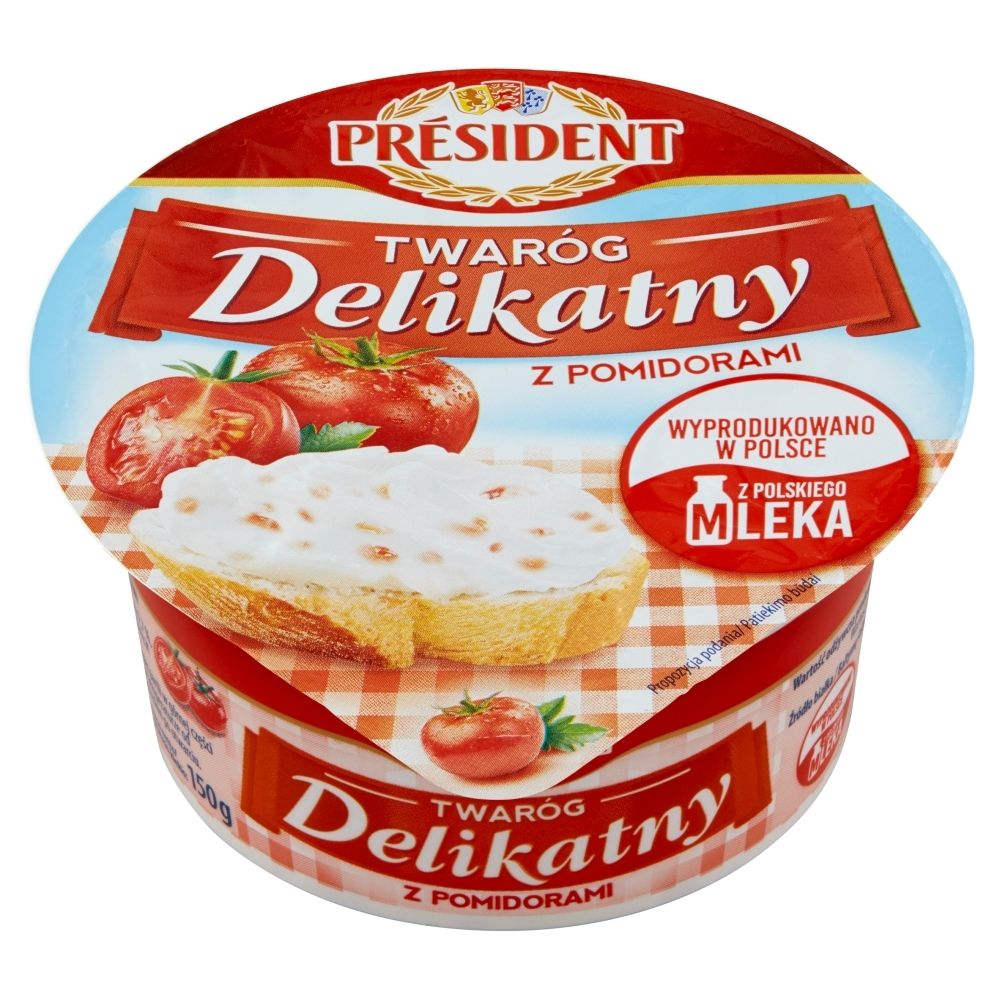 President - Twaróg delikatny z pomidorami