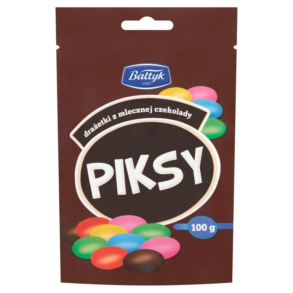 Bałtyk Drażetki Piksy w mlecznej czekoladzie 100g CBAL.9410