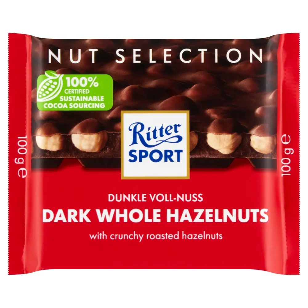 Ritter Sport CZEKOLADA GORZKA Z CAŁYMI ORZECHAMI 100G zakupy dla domu i biura OF7026