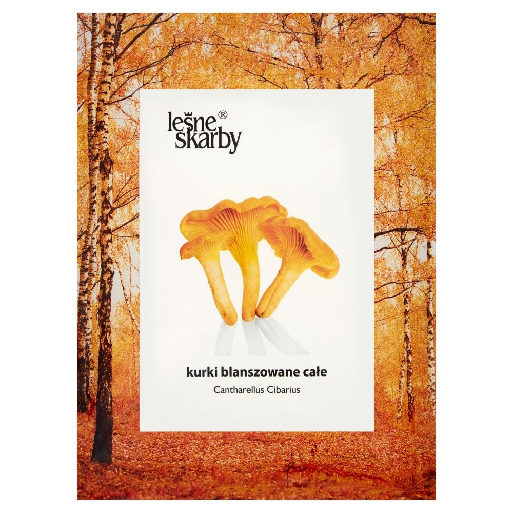 Leśne skarby - Grzyby kurka blanszowana cała, mrożona